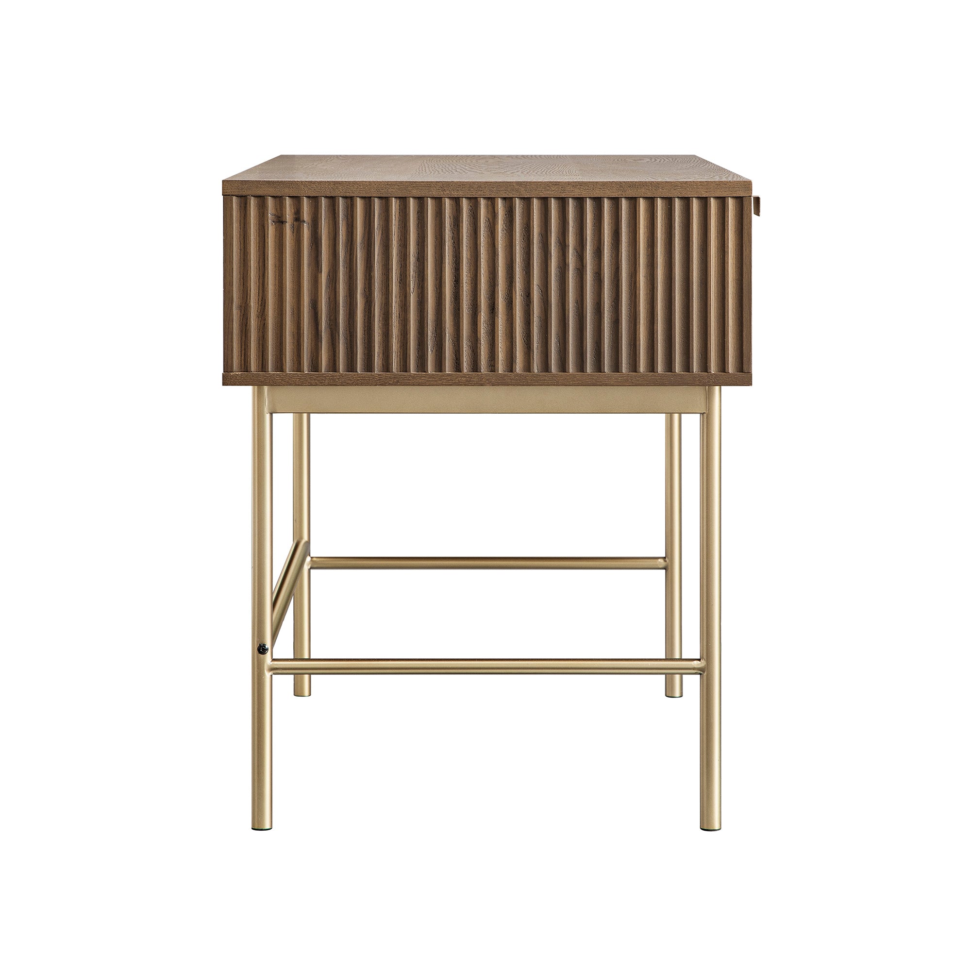 Richmond Ridged Dressing Table, Dark Ash - Image 12