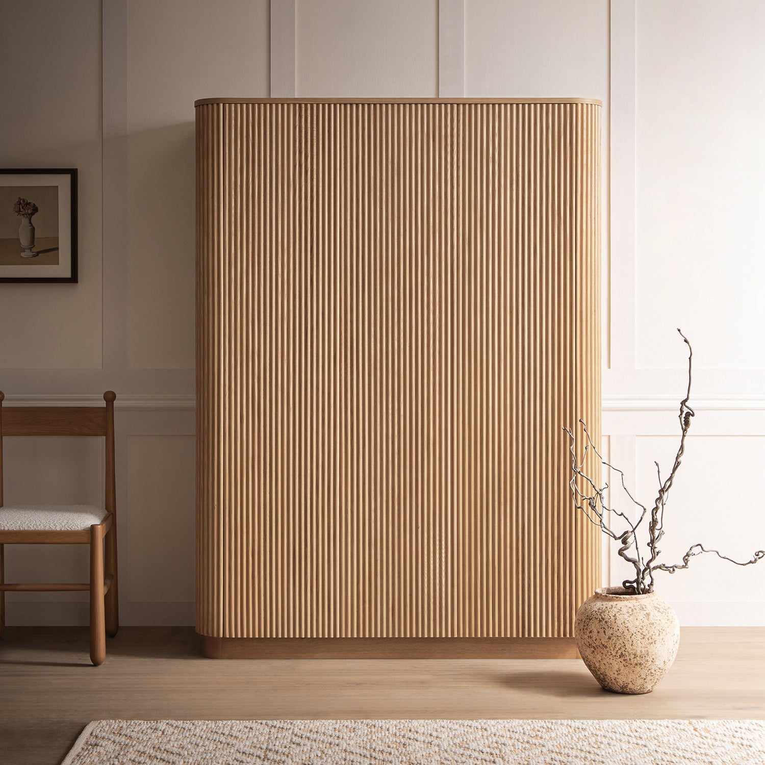 Maru Triple Wardrobe, Oak