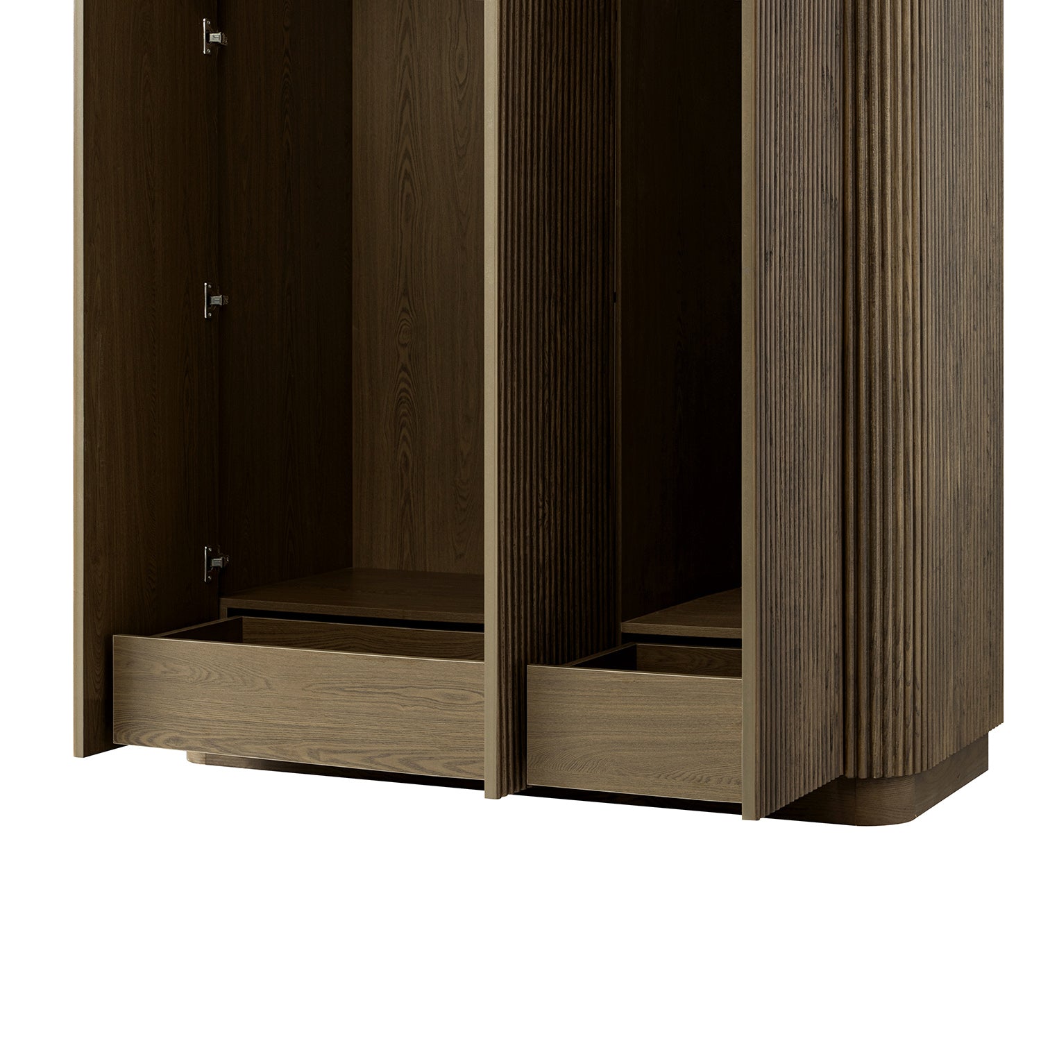Maru Triple Wardrobe, Silver Oak - Image 16