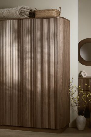 Maru Triple Wardrobe, Silver Oak