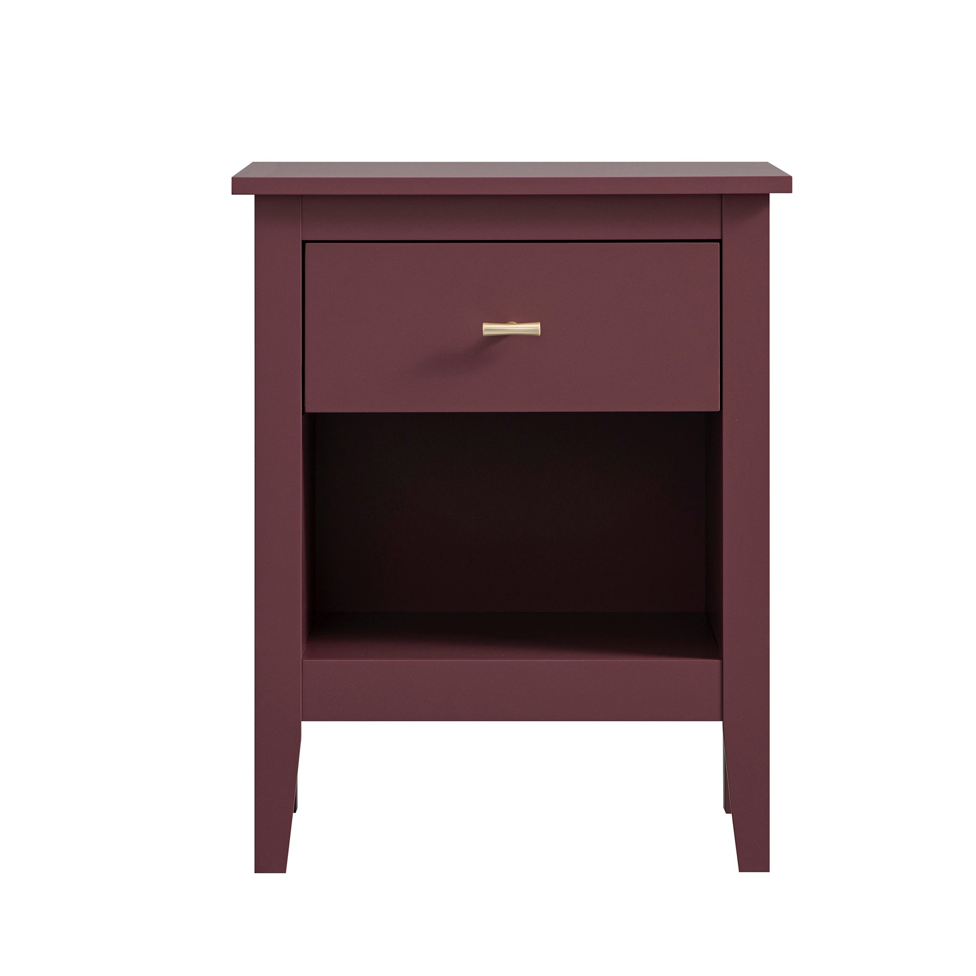 Oakham 1-Drawer Bedside Table, Wild Cherry - Image 6