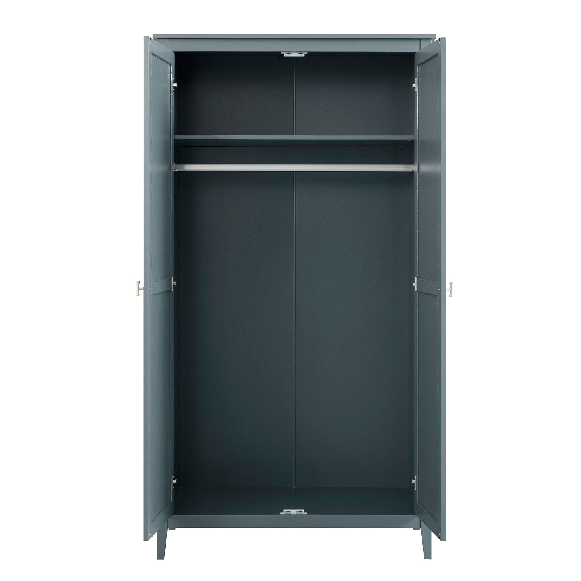 Oakham Double Wardrobe, Stormy Blue - Image 10