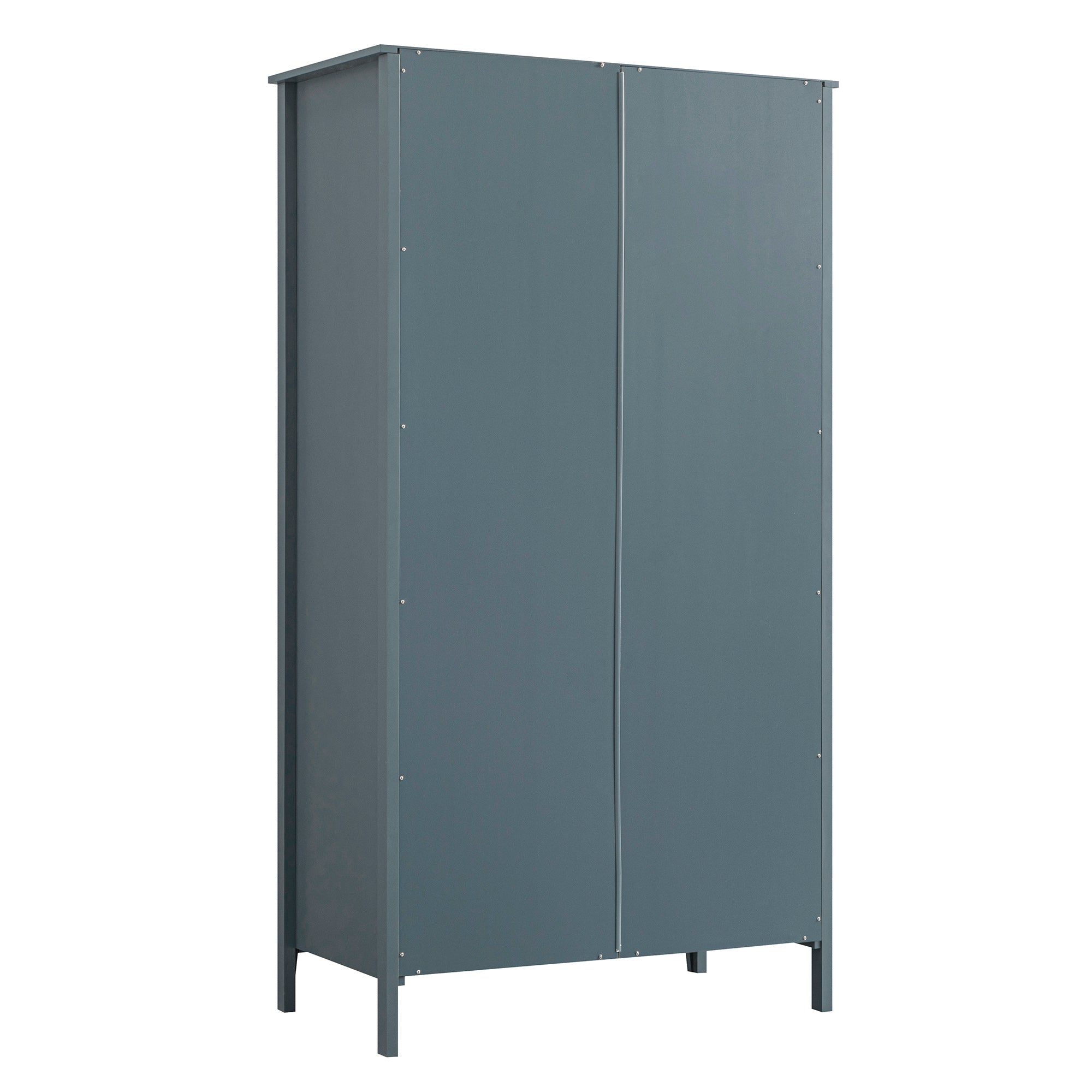 Oakham Double Wardrobe, Stormy Blue - Image 13