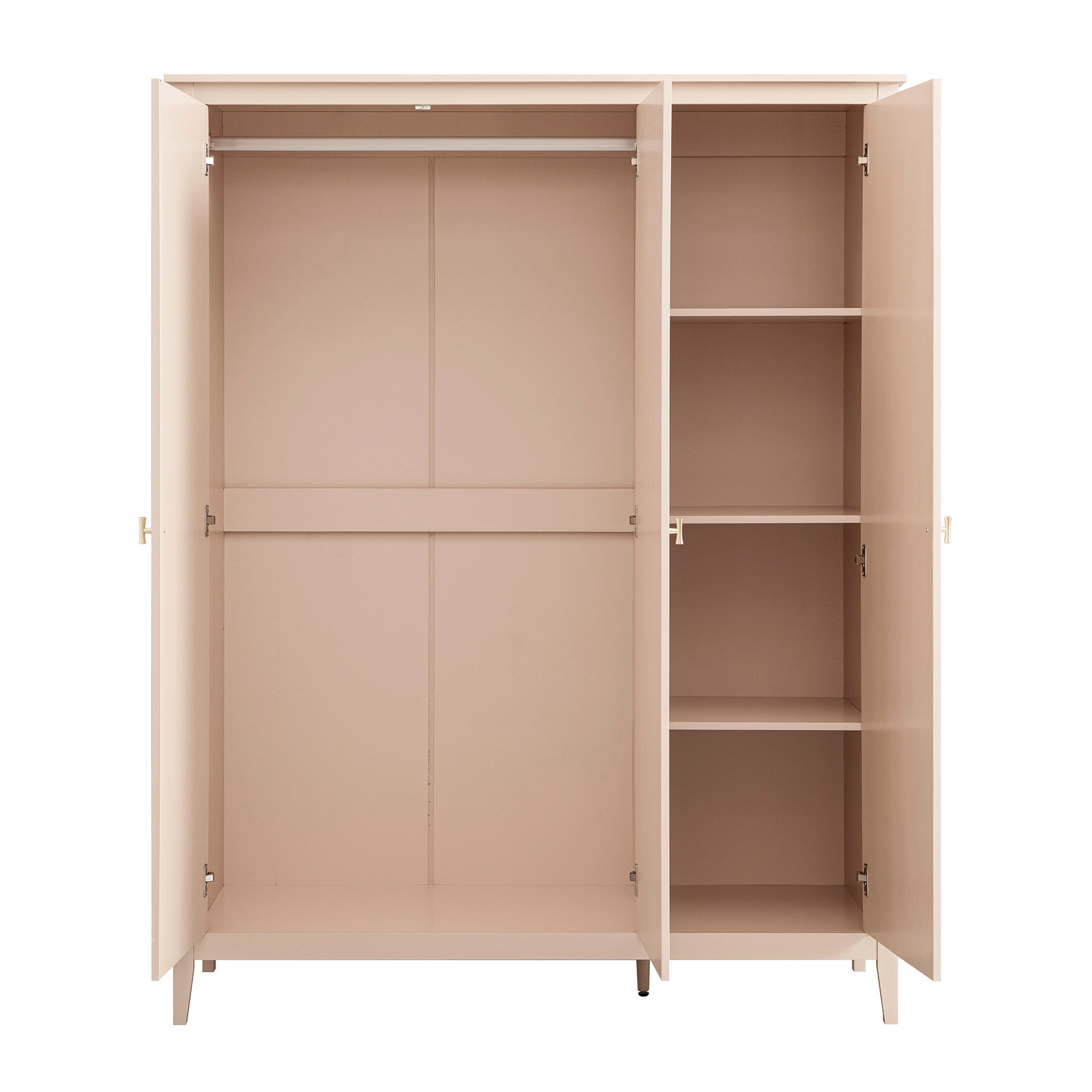 Oakham Triple Wardrobe, Nude Pink - Image 10