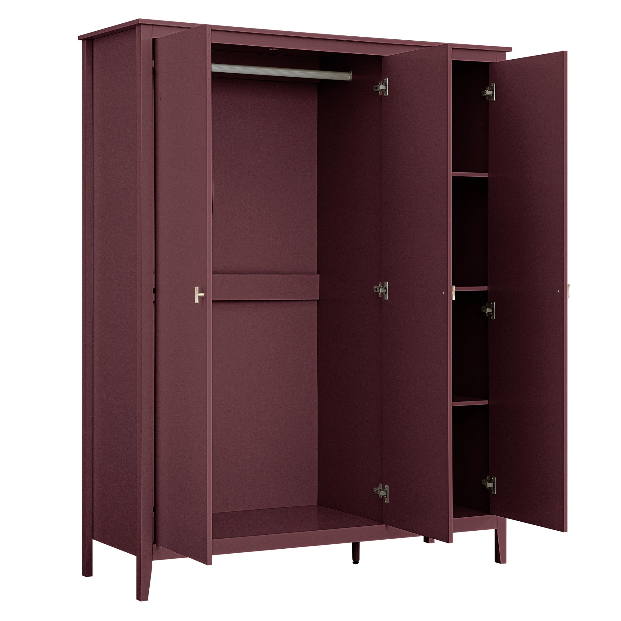 Oakham Triple Wardrobe, Wild Cherry - Image 11
