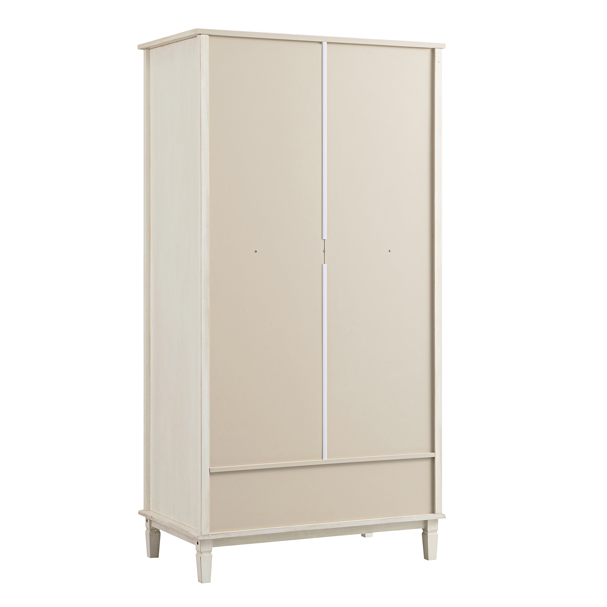 Chantilly Whitewashed Carved Double Wardrobe - Image 13